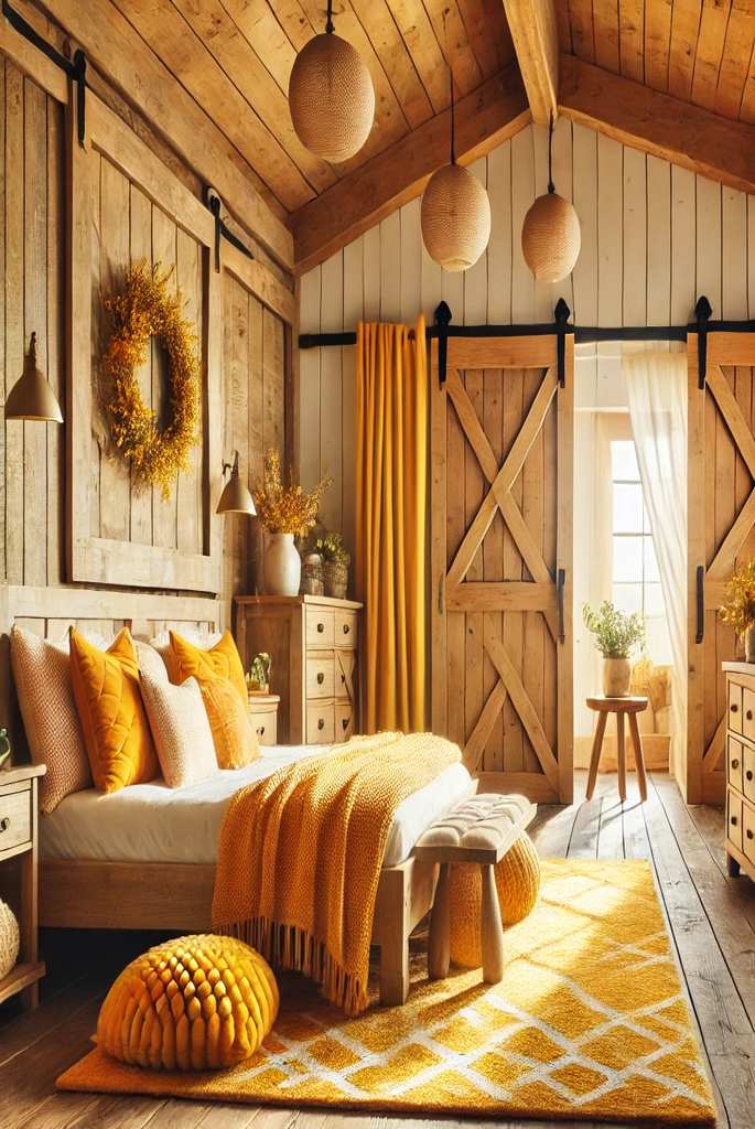 Farmhouse-style bedrooms