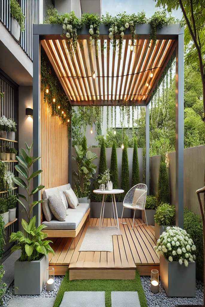 Foldable Pergola for Shade