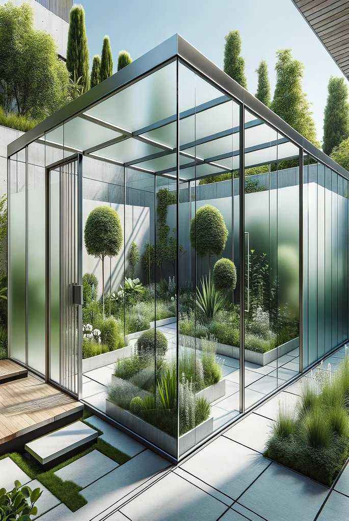 Glass Panels for Boundaries