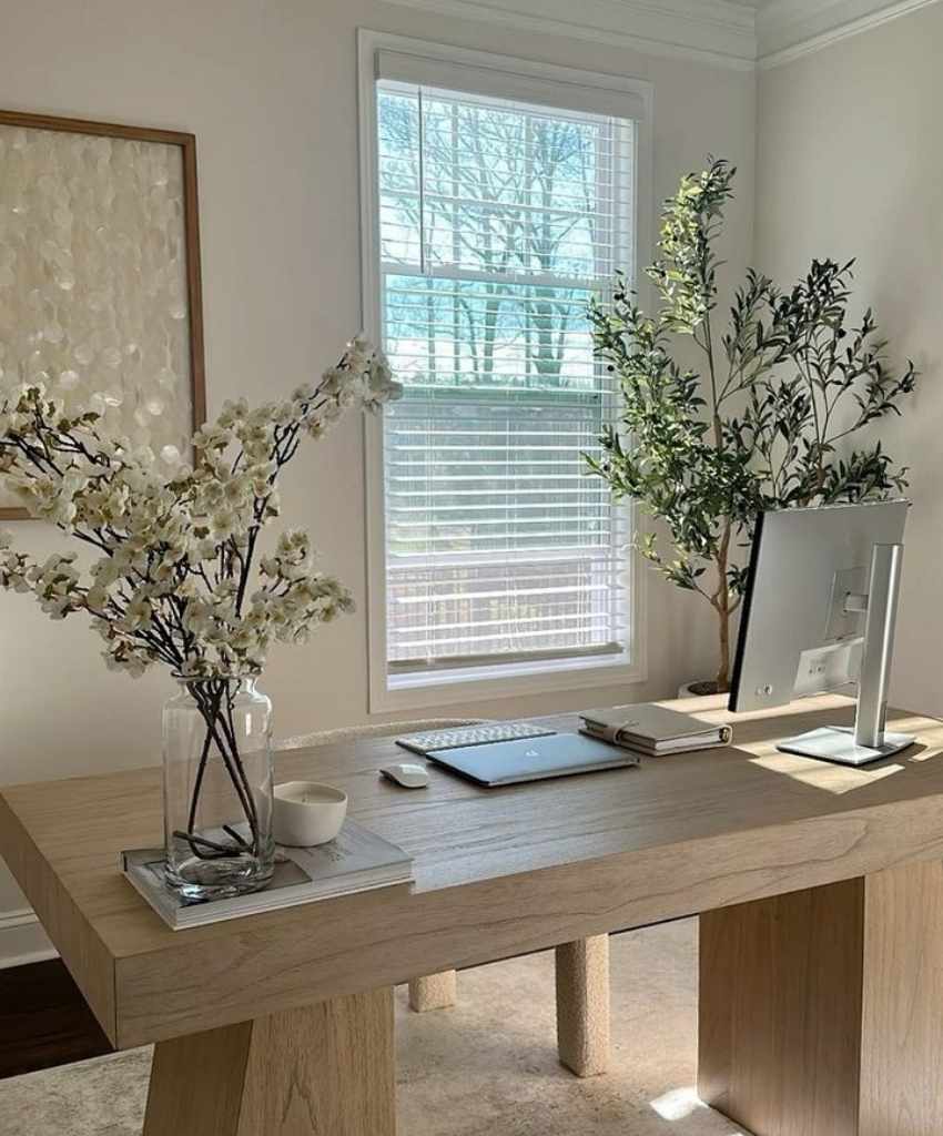 Light Wood Home Office Inspiration