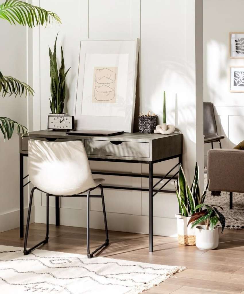 Modern Neutral Workspace Decor