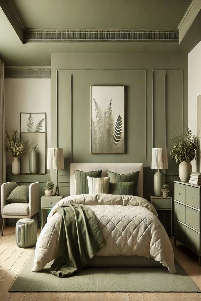 Monochromatic Olive Green 