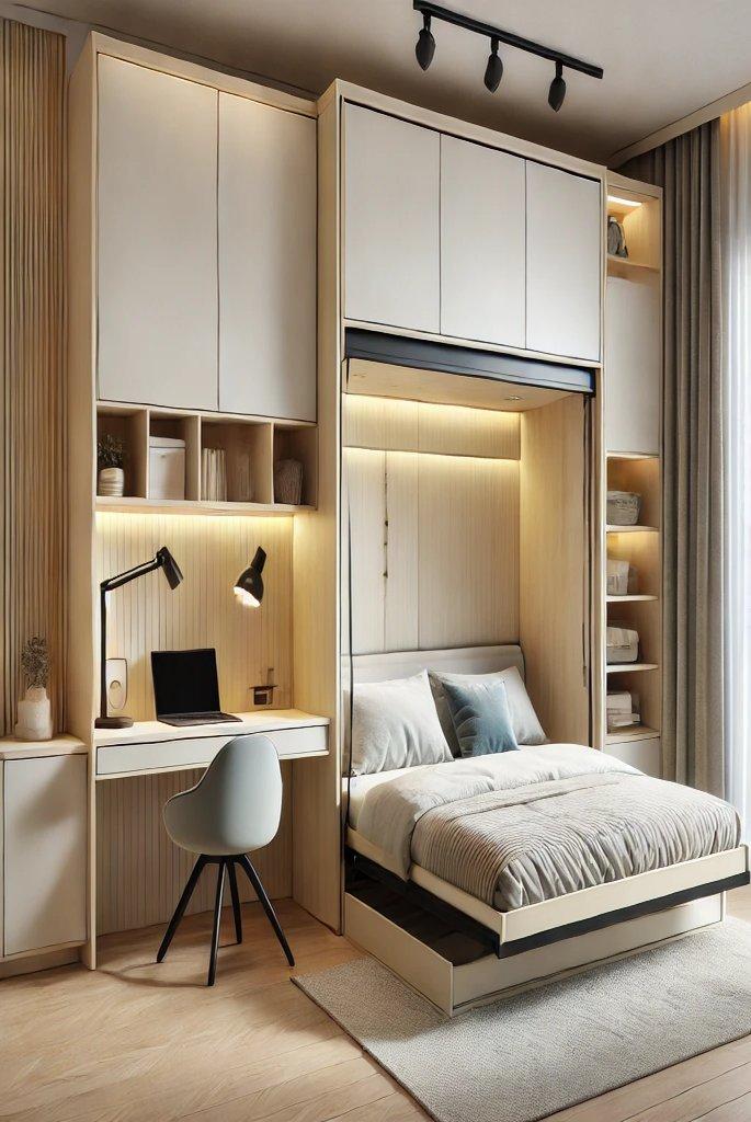 Murphy Bed with Desk