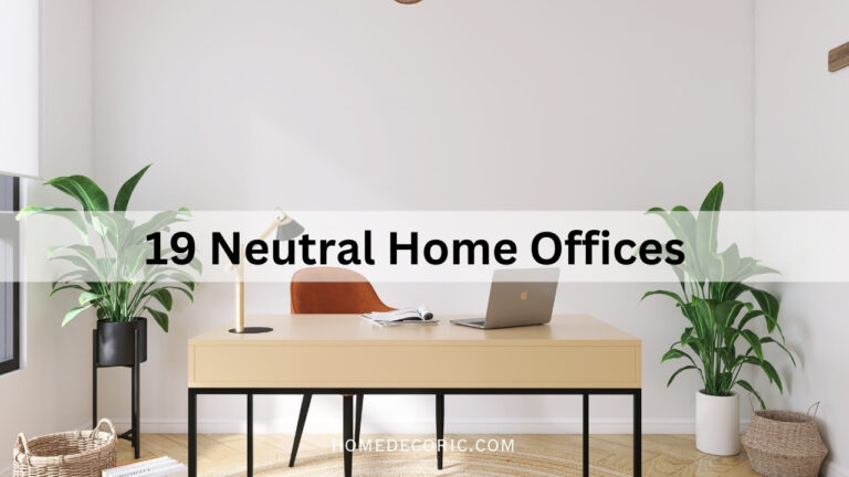 Neutral Home Office