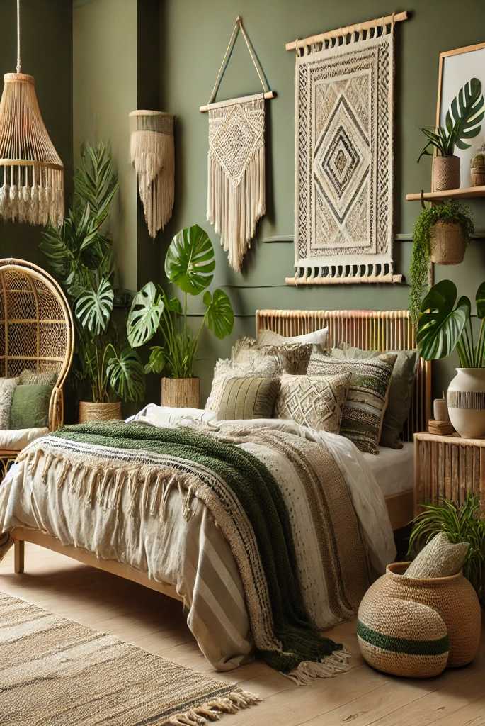 Olive Green Bohemian Vibes