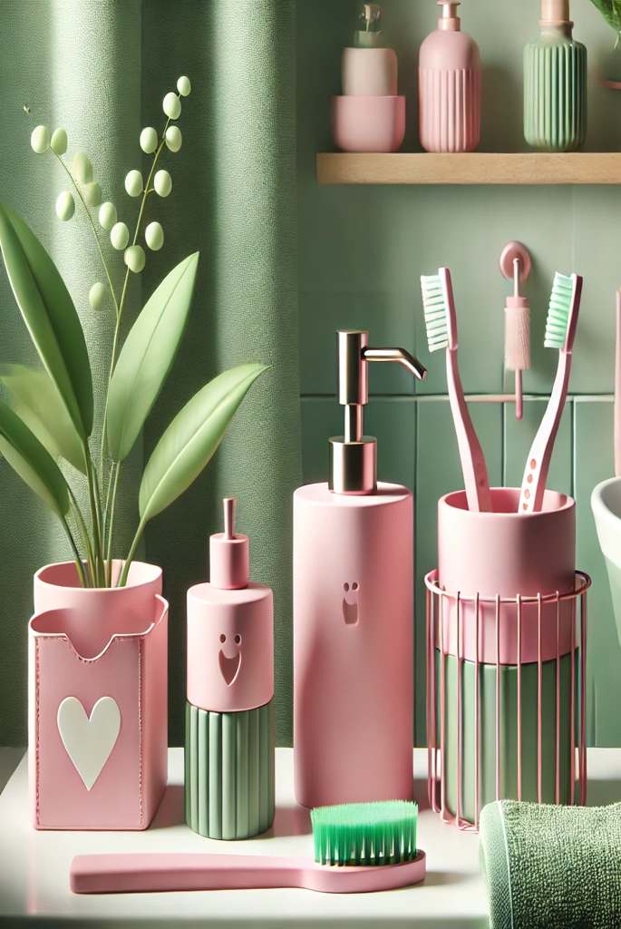 Pink Bathroom Accessories