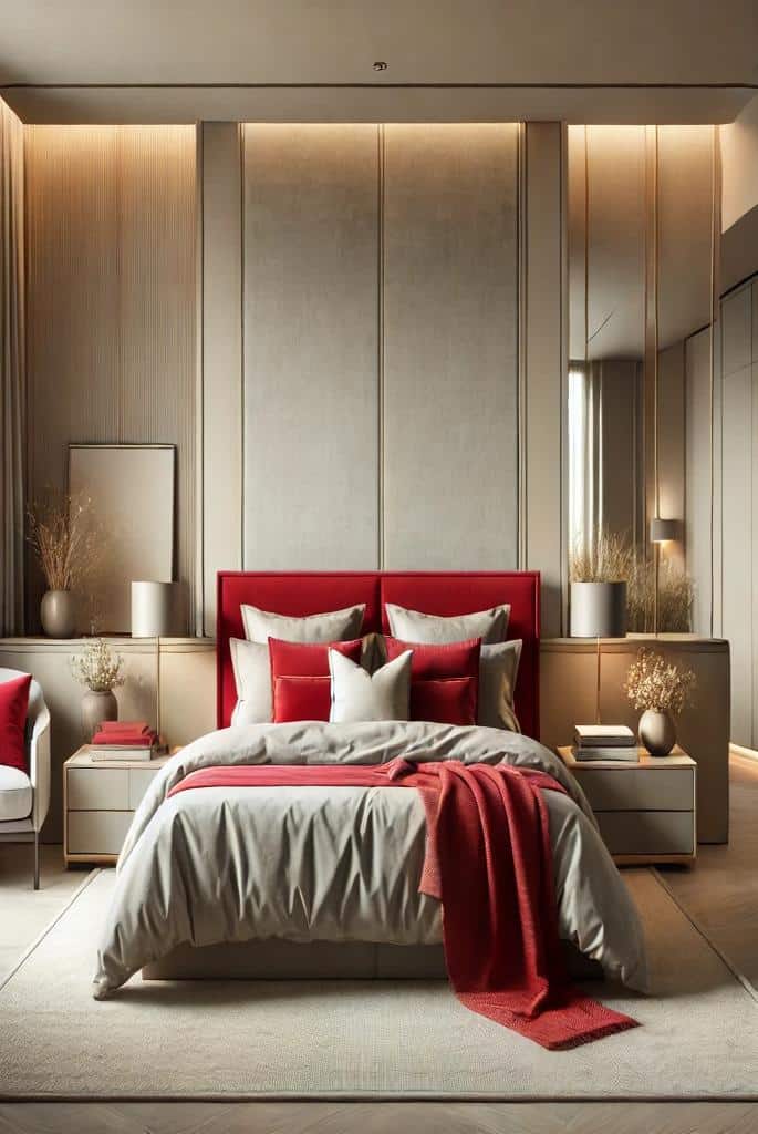 Red Bedroom Ideas for Adults