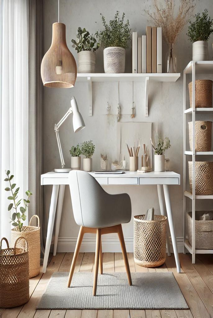 Scandinavian-inspired office