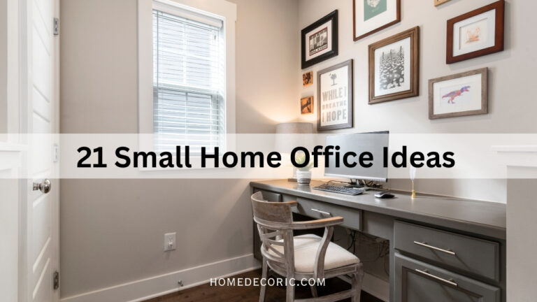 21 Small Home Office Layout Ideas to Maximize Space and Productivity