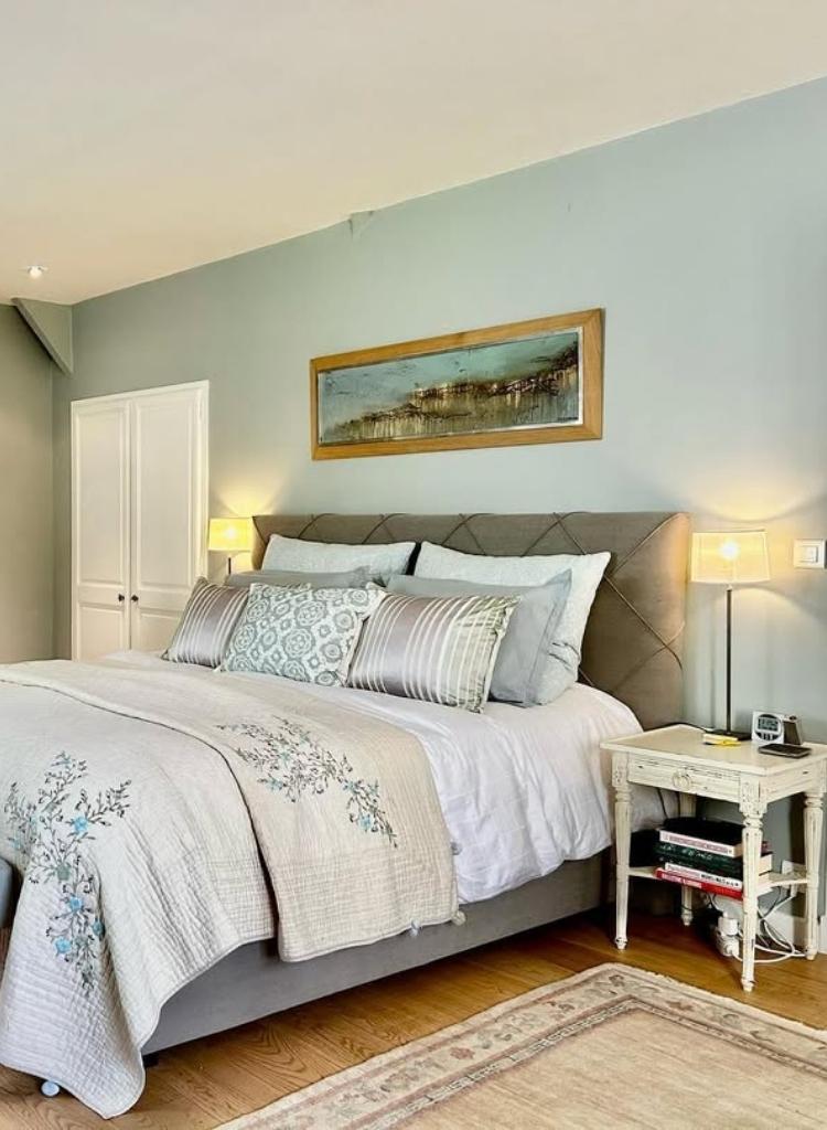 Tranquil Sage Blue Bedroom