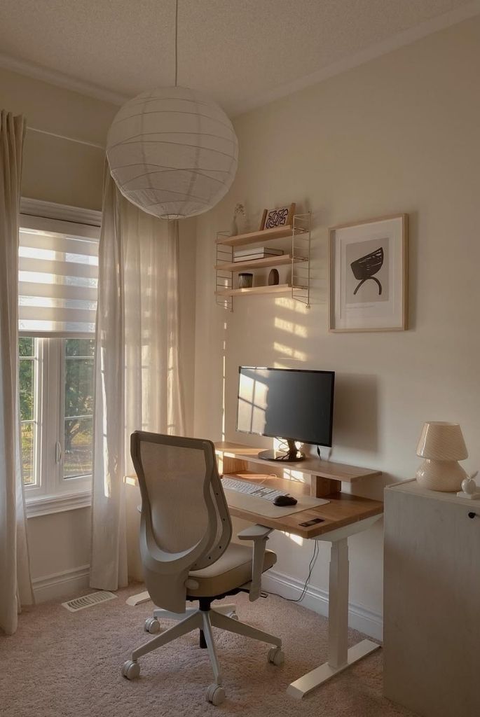 Warm Minimal Workspace Inspiration