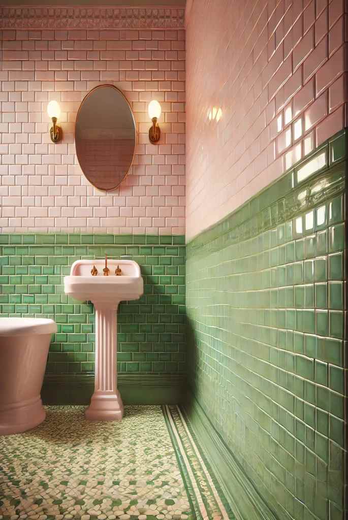 Best Pink Tile Bathroom