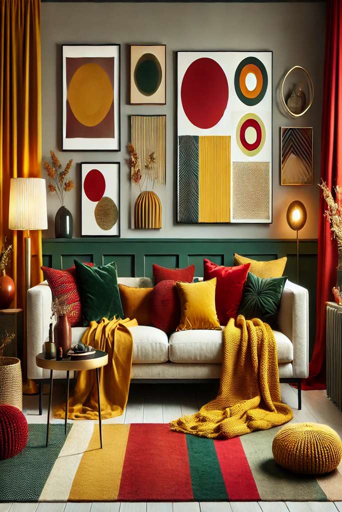 bold colors for home decor