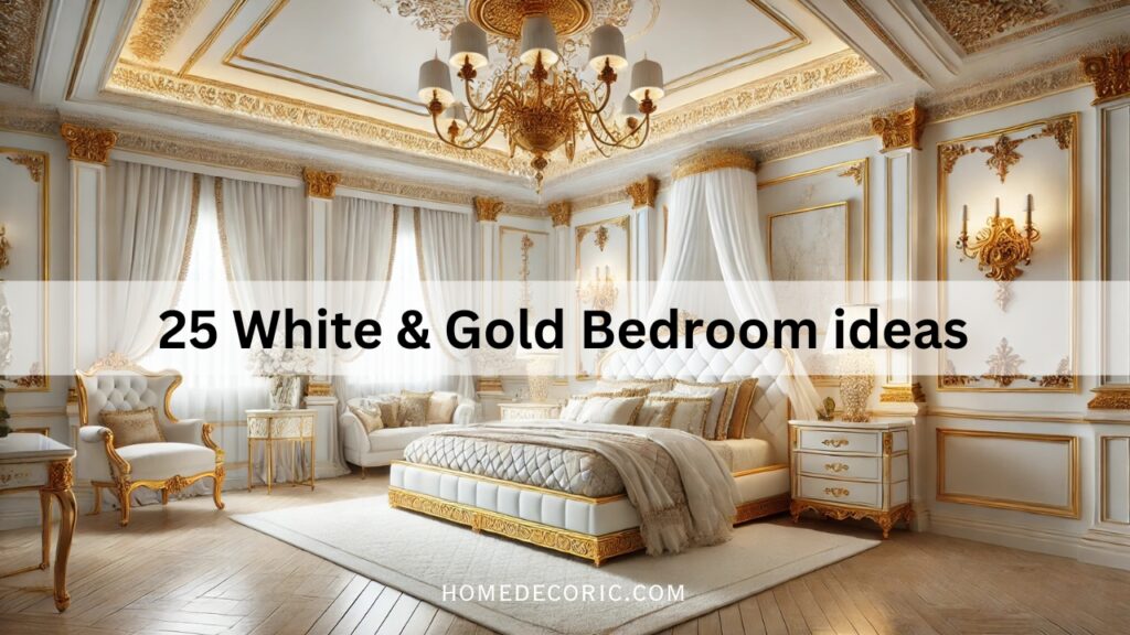 25 Stunning White and Gold Bedroom Ideas for a Cozy Retreat