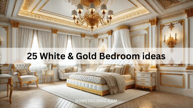 White and Gold Bedroom Ideas