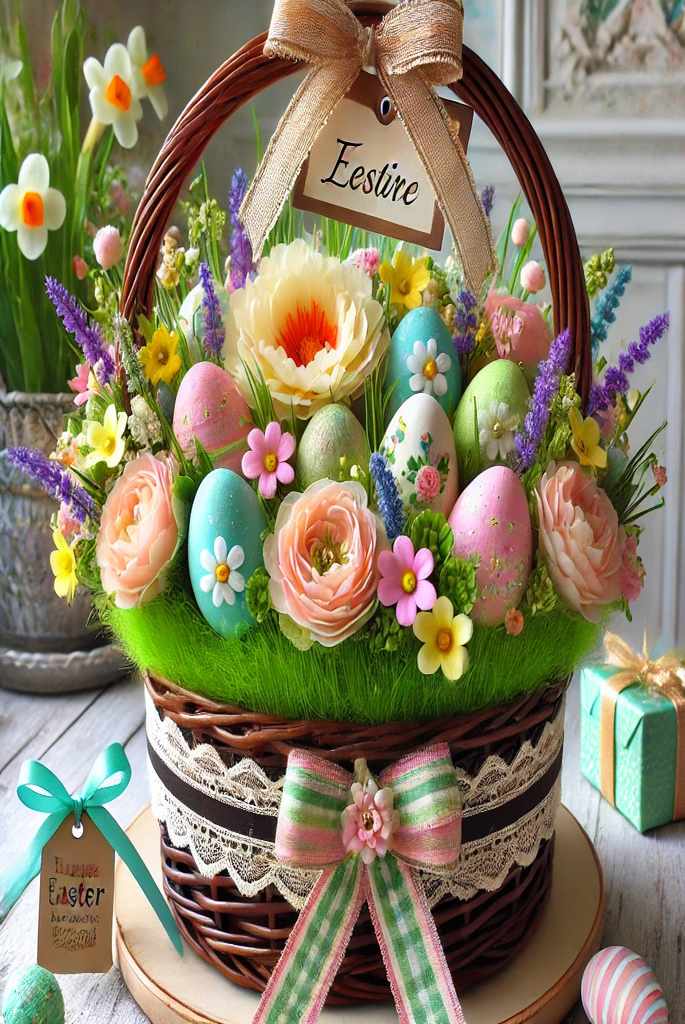 DIY Easter Basket Centerpieces