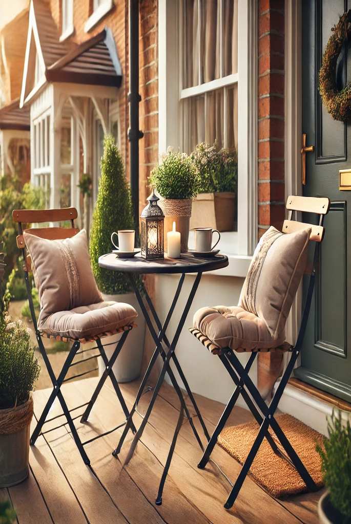 Set Up a Bistro Table for Alfresco Dining