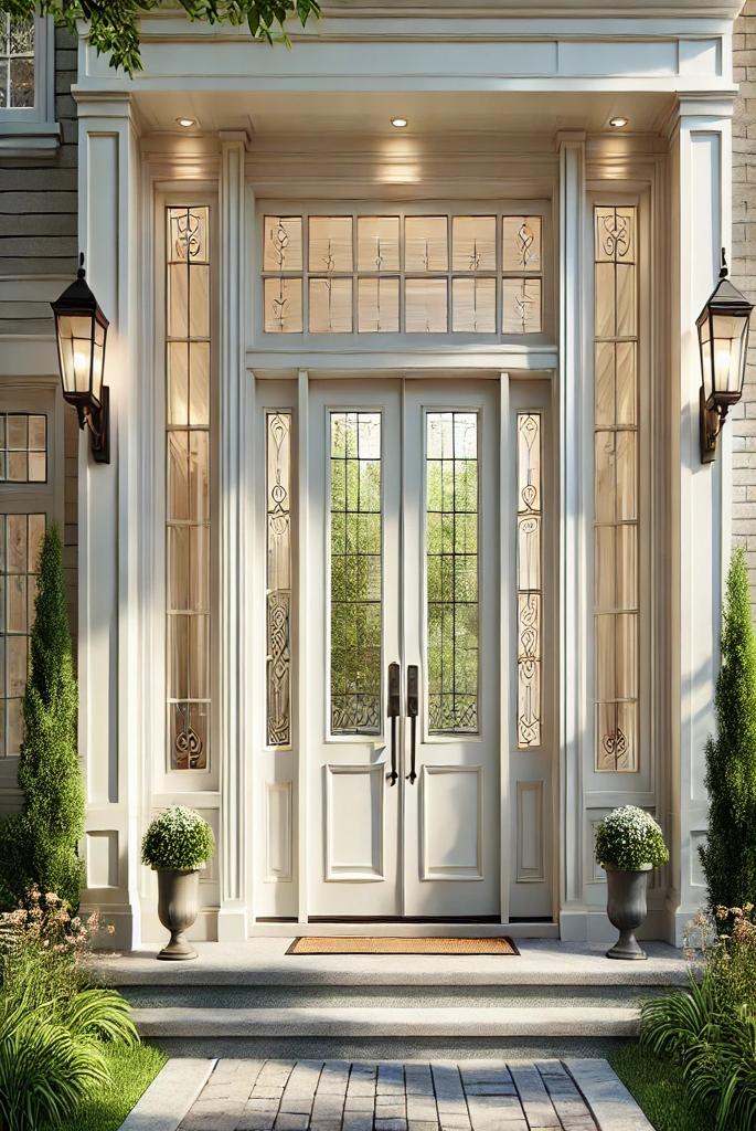 Double Doors with Sidelights
