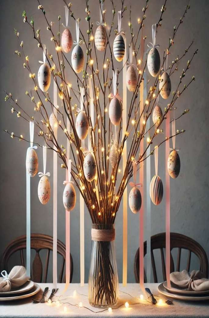 Easter Egg Tree Centerpiece