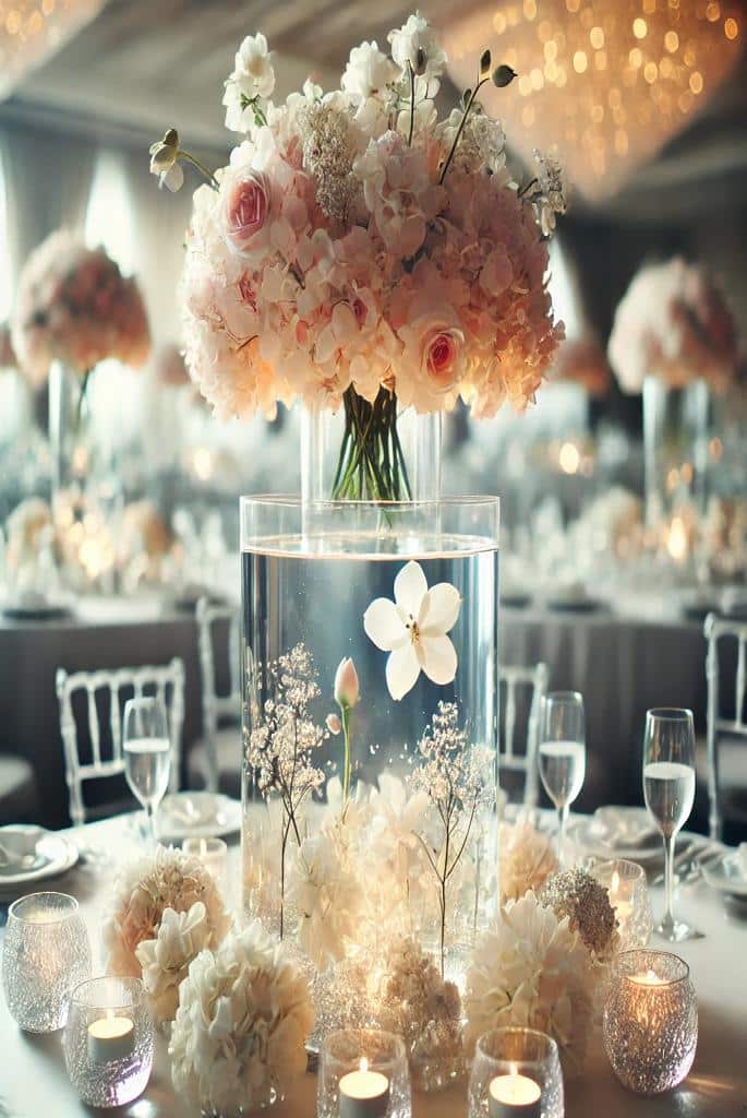 Floating Flower Centerpieces