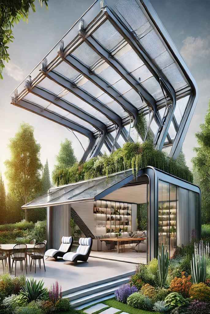 Retractable Roof Greenhouse