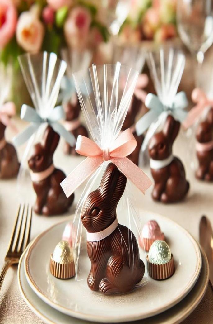 Chocolate Bunny Favors