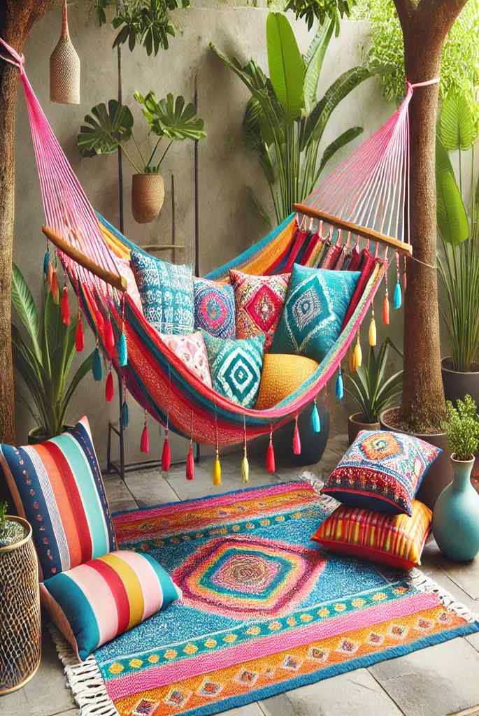 Colorful Hammock Retreat