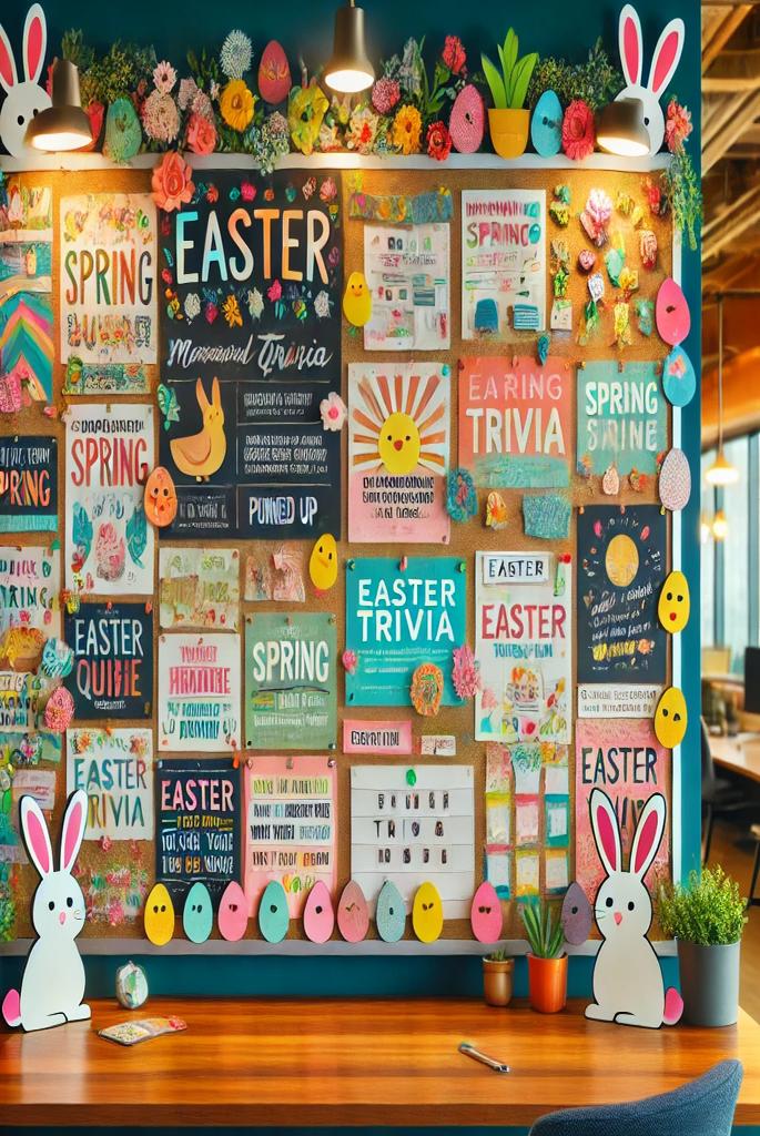 Easter-Themed Bulletin Board