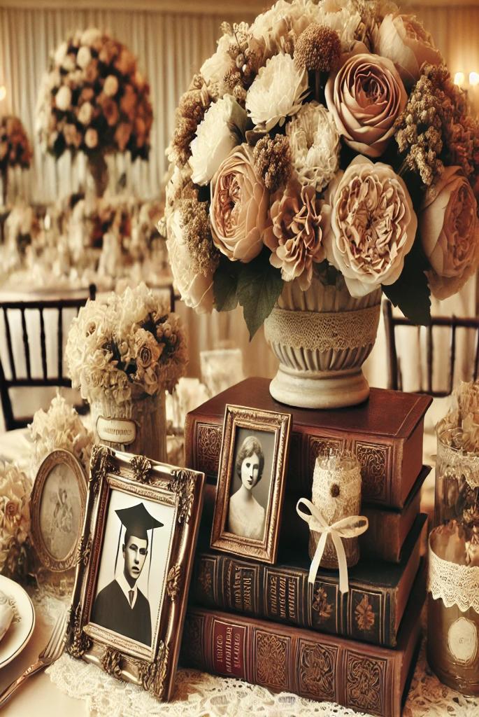 Vintage-Inspired Centerpieces