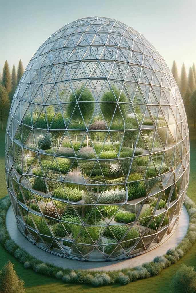 Geodesic Greenhouse Dome