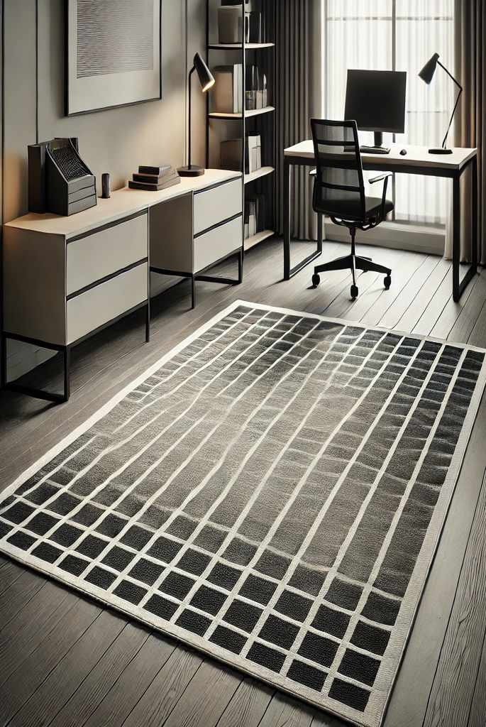 Grid Patterned Rugs for a Modern Look