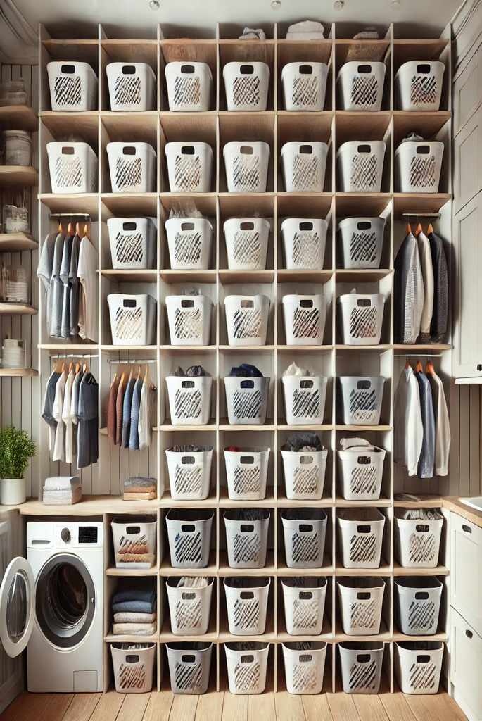 Multi-tiered Basket Shelves