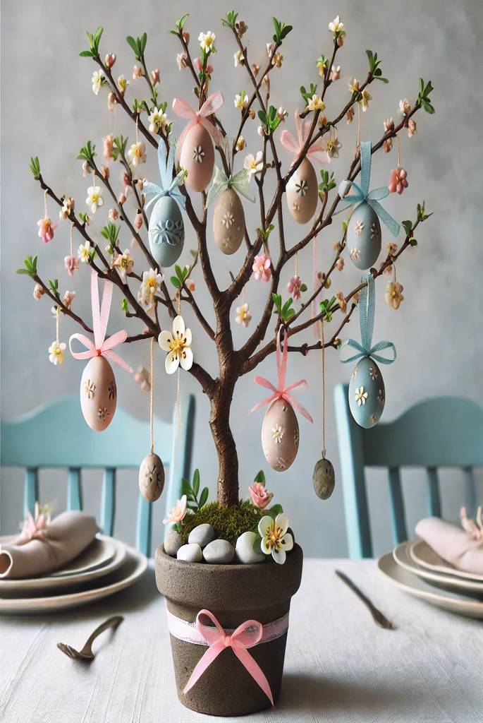 Easter Tree Centerpieces