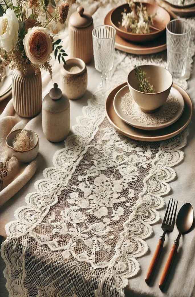 Lace Table Runner