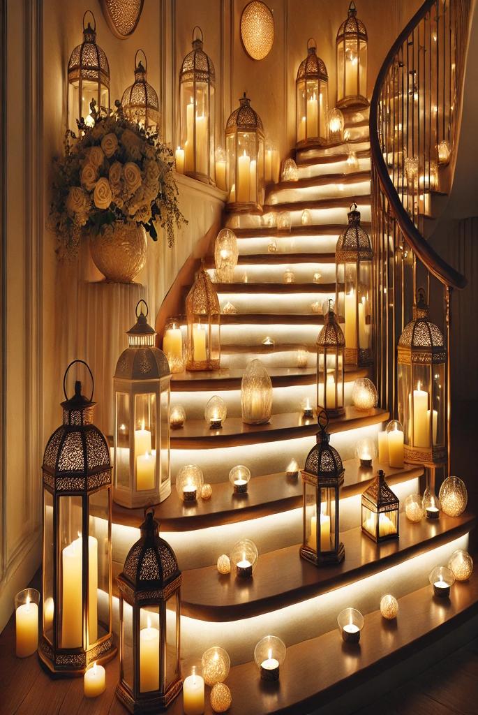 Decorate with Floating Candles or Lanterns