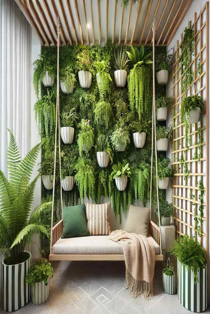 Vertical Garden Sitting Nook