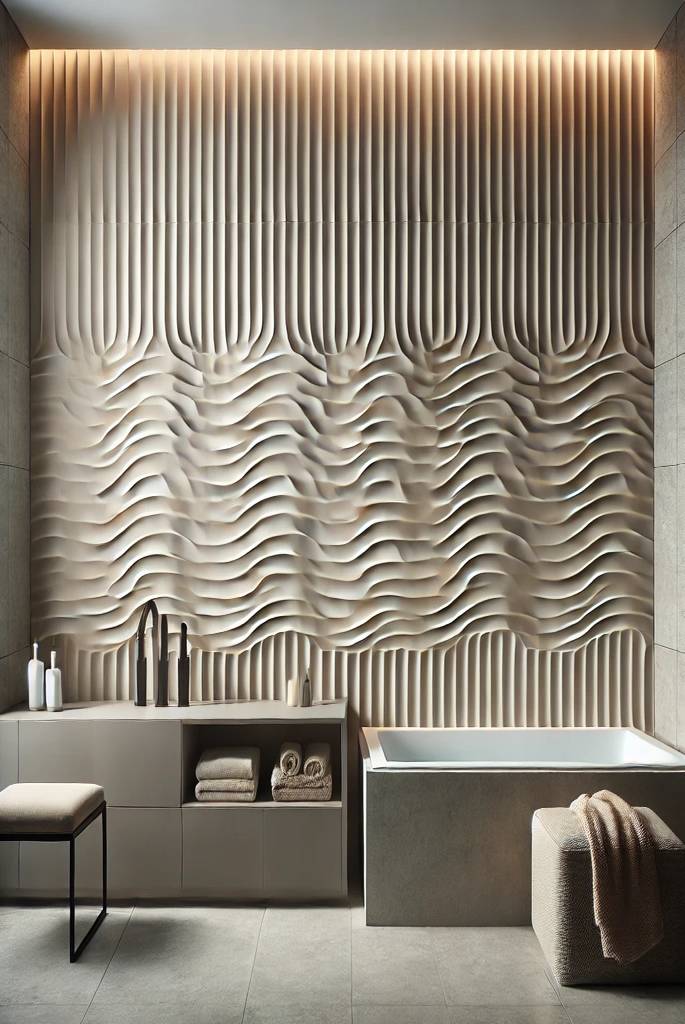 3D Textured Tiles for Visual Interest