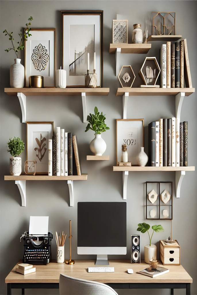 Elegant Floating Shelves