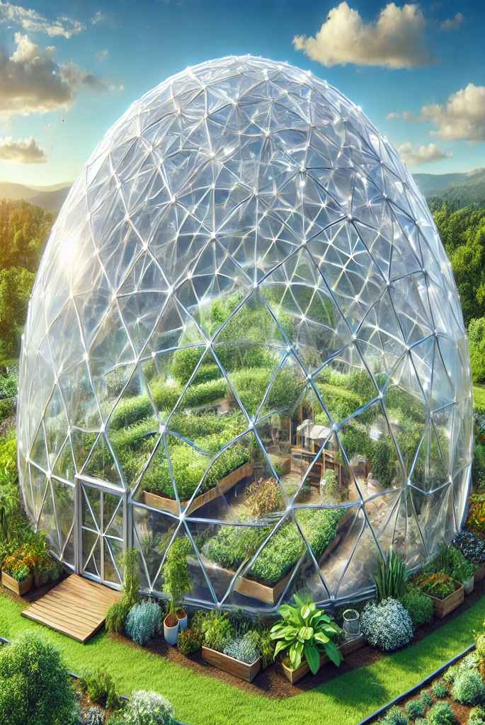 Geodesic Dome Greenhouse