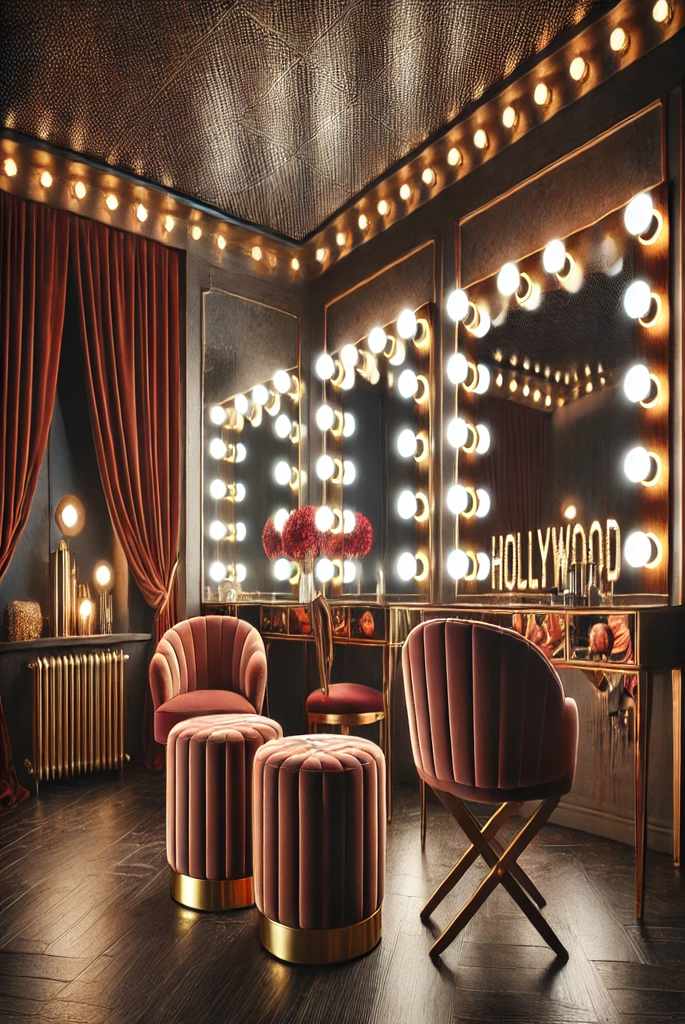 Retro Glam with Hollywood Lighting