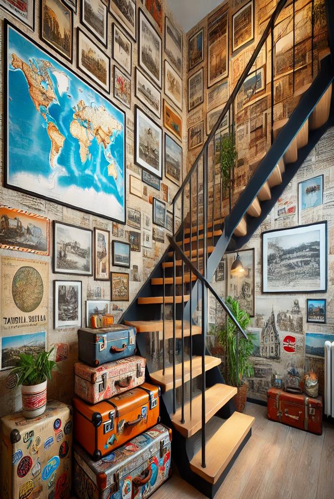 Create a Travel-Themed Staircase