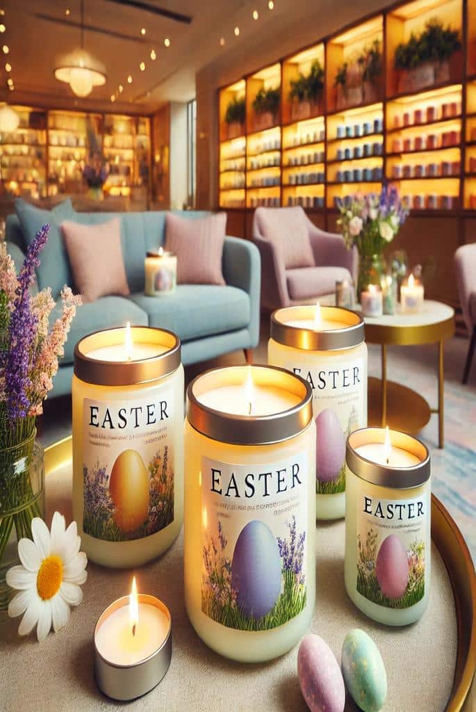 Easter-Themed Candles