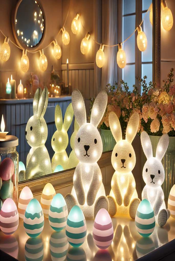 Light-Up Easter Decor