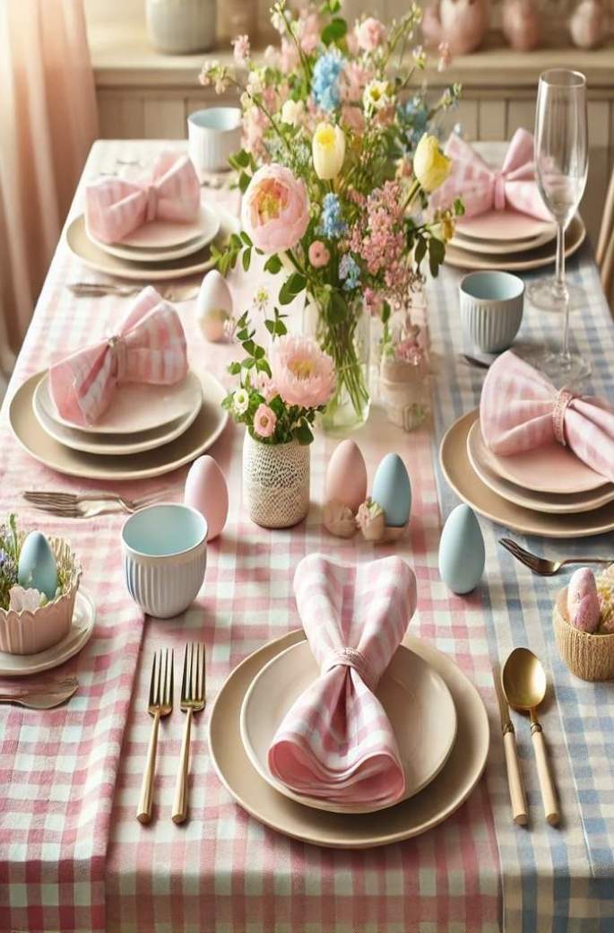 Gingham Table Accessories