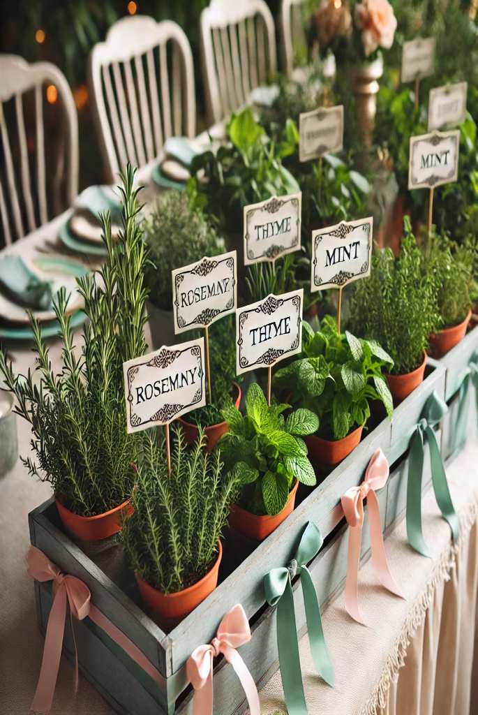 Fresh Herb Centerpieces