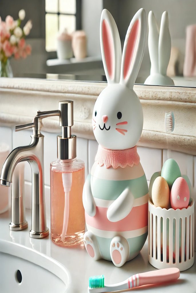 Bunny-Shaped Soap Dispensers