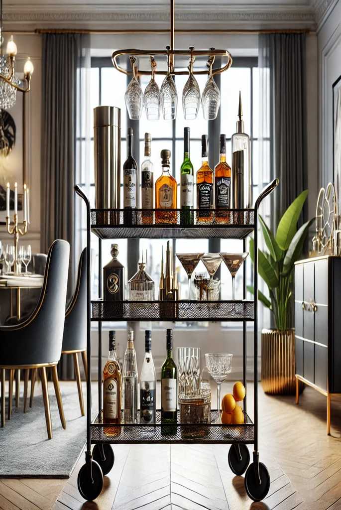 Bar Cart Elegance