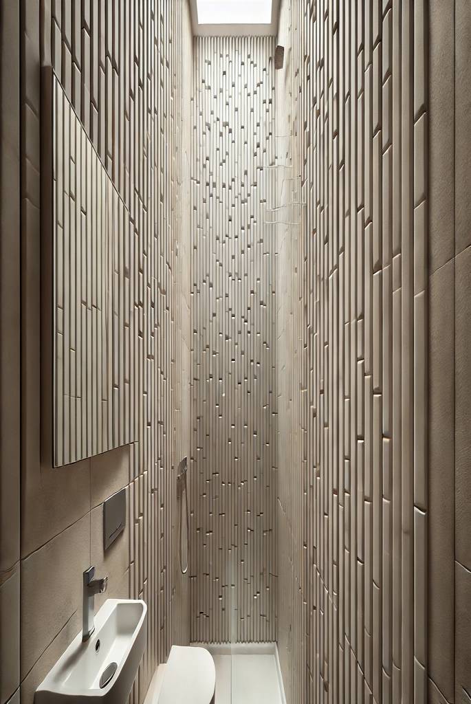 Vertical Tiles to Increase Height Perception