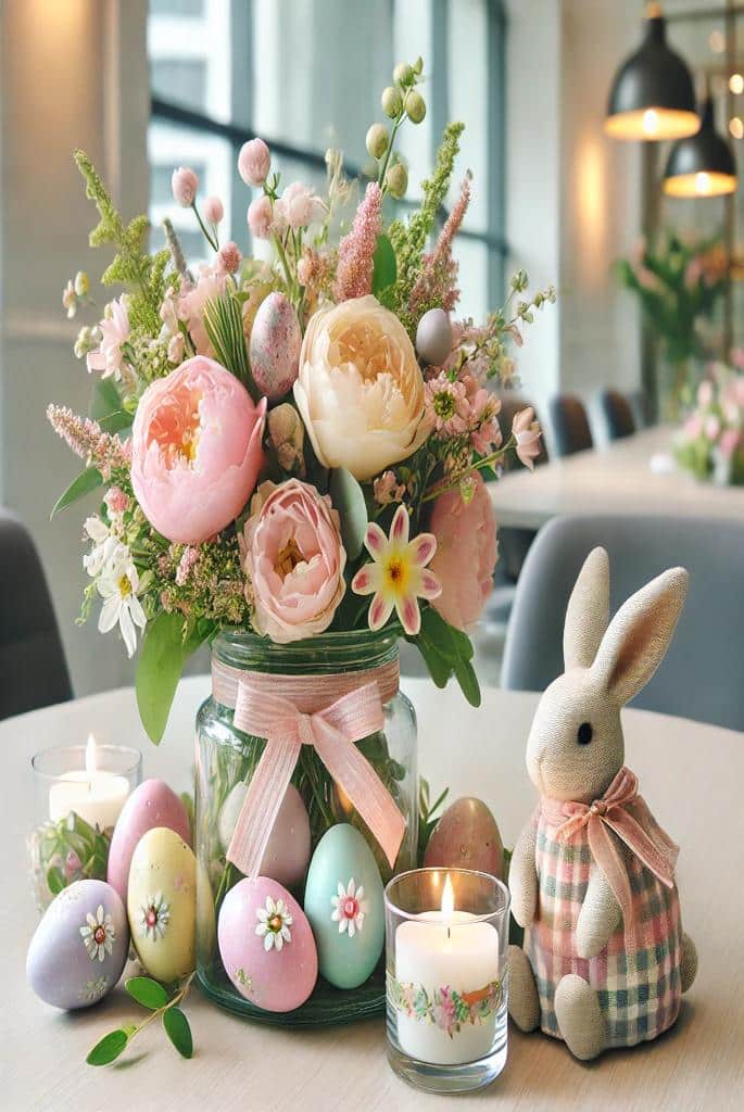 Easter-Themed Centerpieces