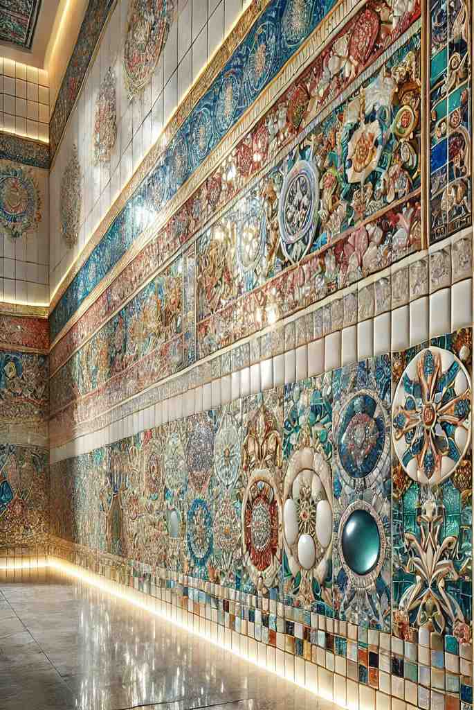 Mosaic Tiles for Added Texture and Color